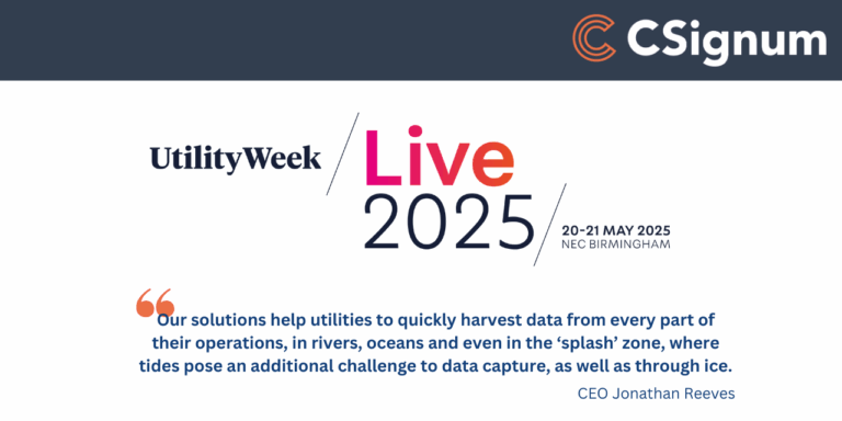 CSignum extends smart networks to underwater and underground operations at Utility Week Live 2025