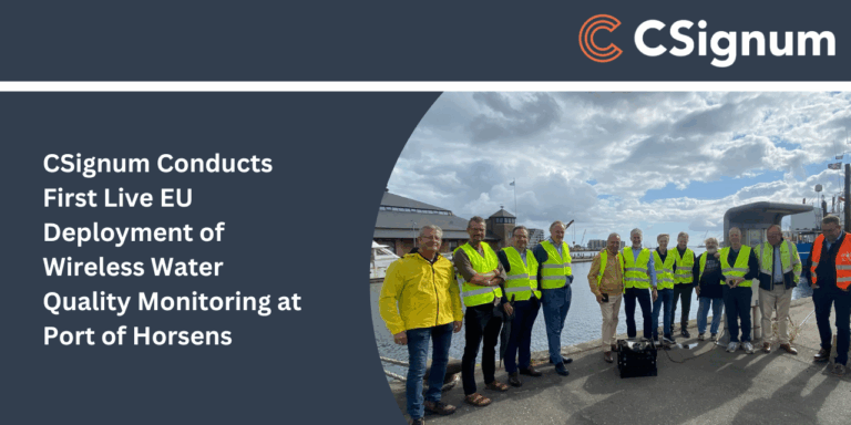 CSignum Conducts First Live EU Deployment of Wireless Water Quality Monitoring at Port of Horsens